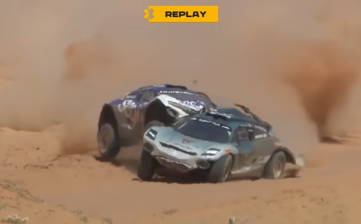 Watch The Extreme E Shootout Race And Grand Prix Highlights From The Saudi Arabian Desert